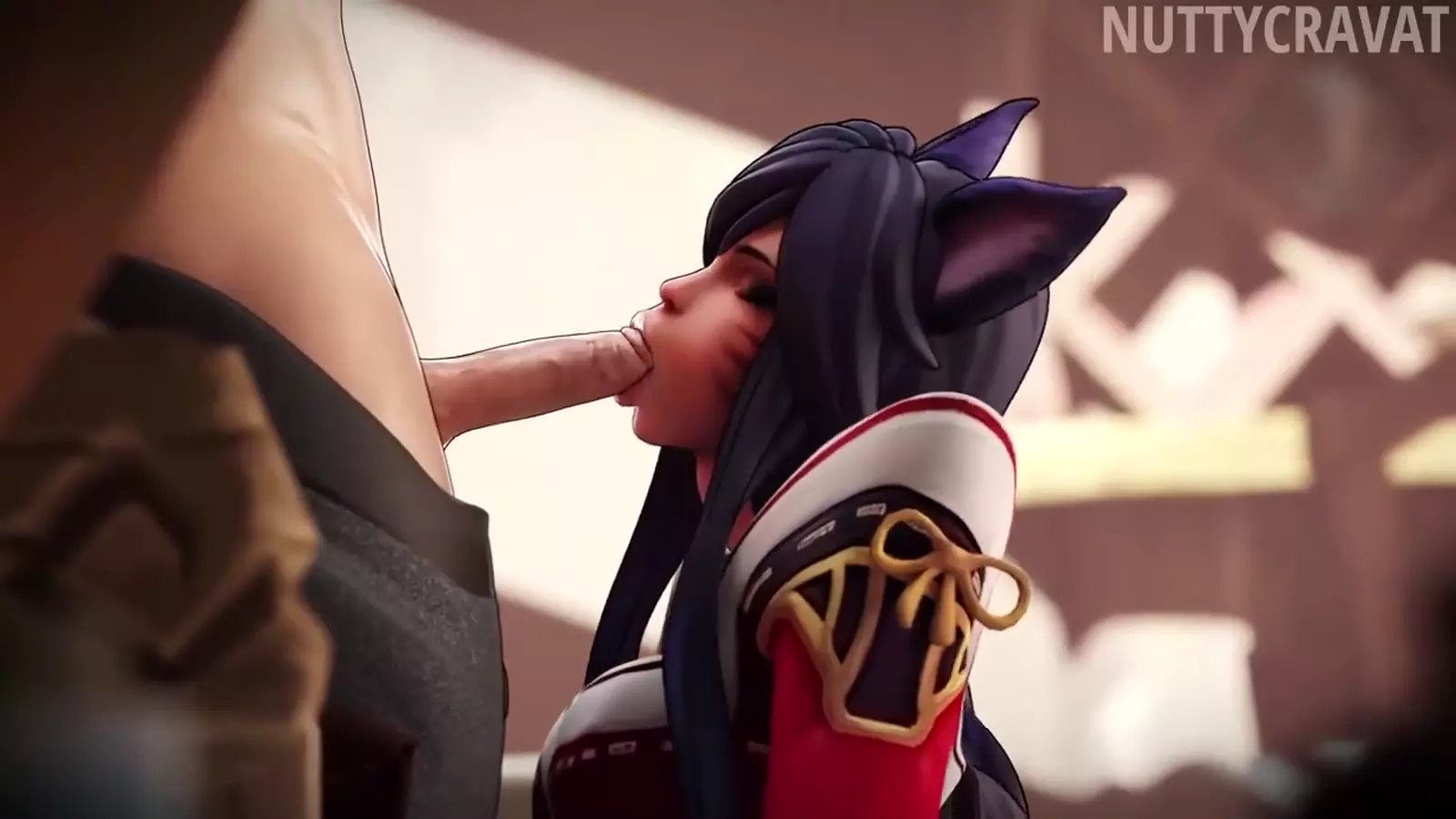 Anthro cum focusing todd on licking the tomcat of a girl