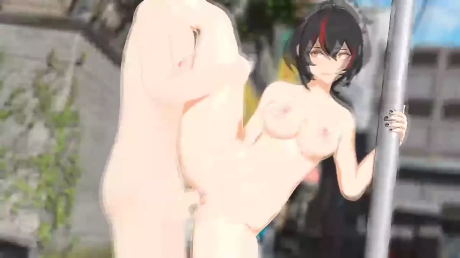 Animated funny artaffe bunnies exploring hentai themed leggings