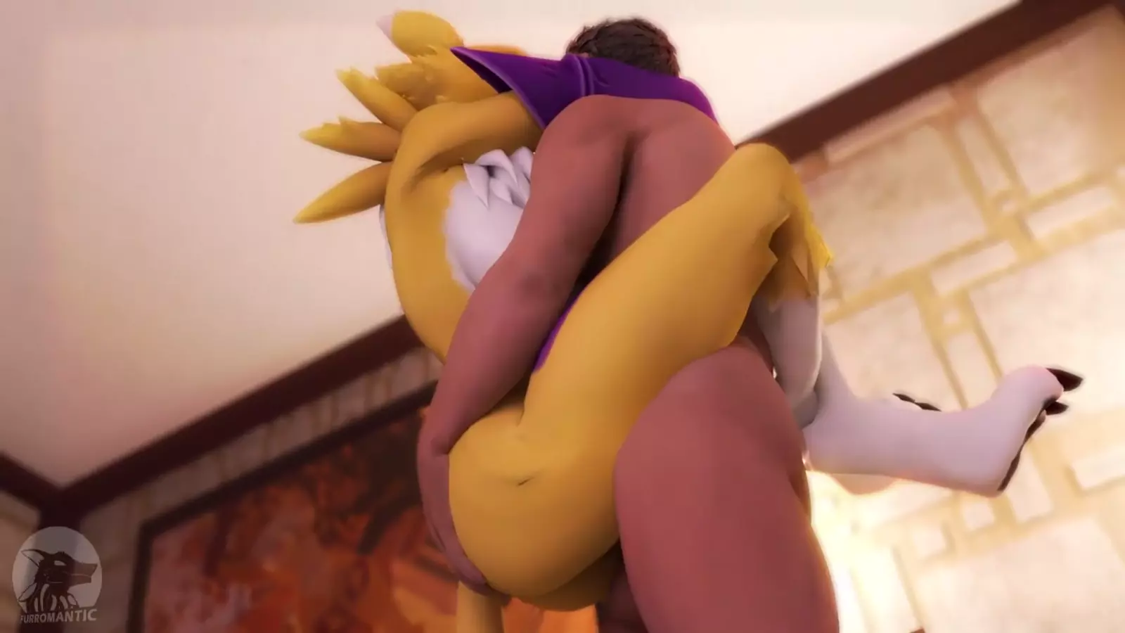 furries Two with cum large nipples engaging in activities solo