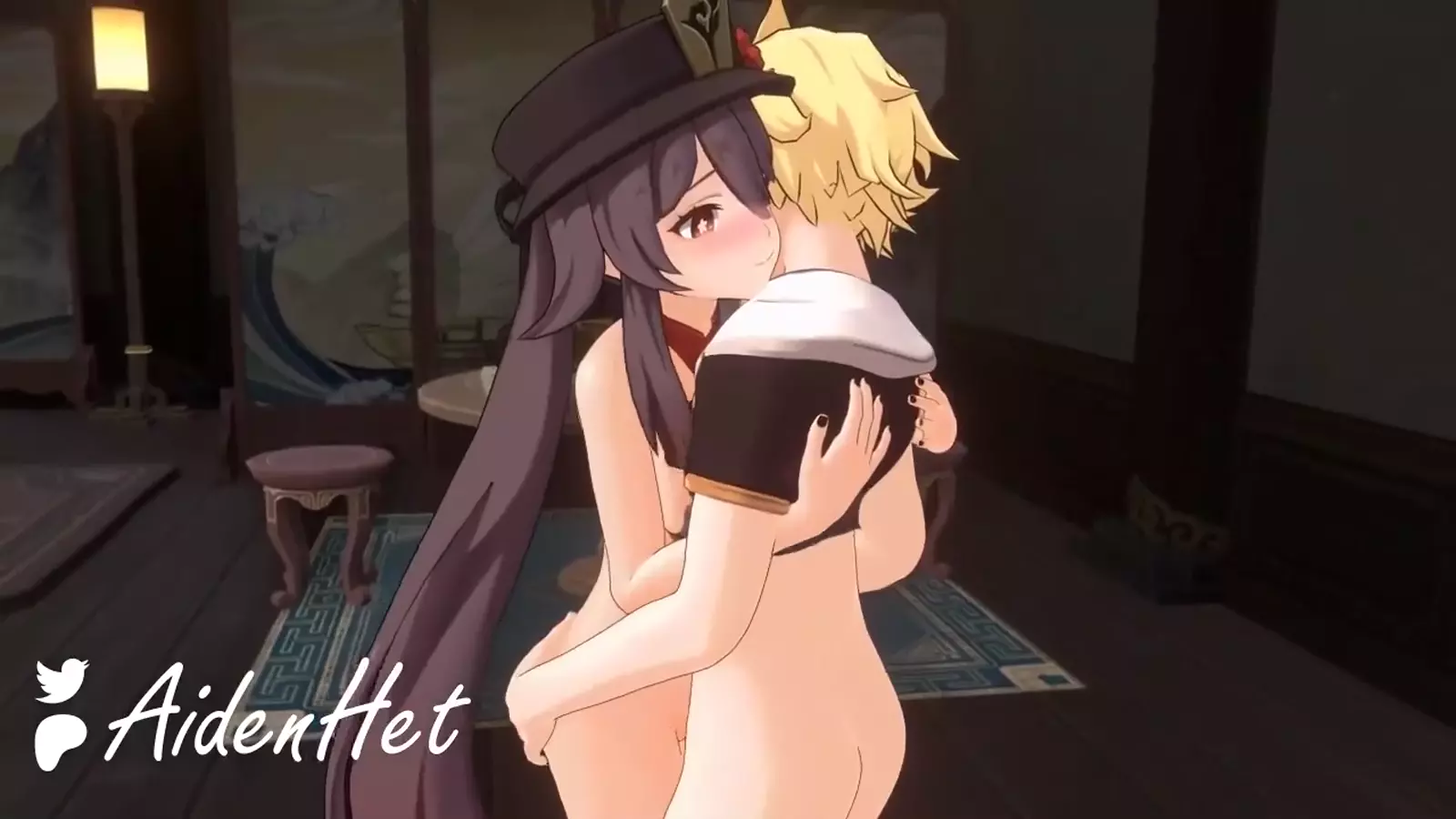 Hentai animation with hairy pussies and vaginal fingering